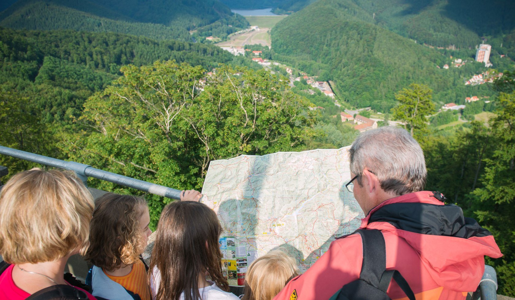 View from Bismarckturm to Bad Harzburg, © Stadtmarketing Bad Lauterberg im Harz/ Rico Kreim