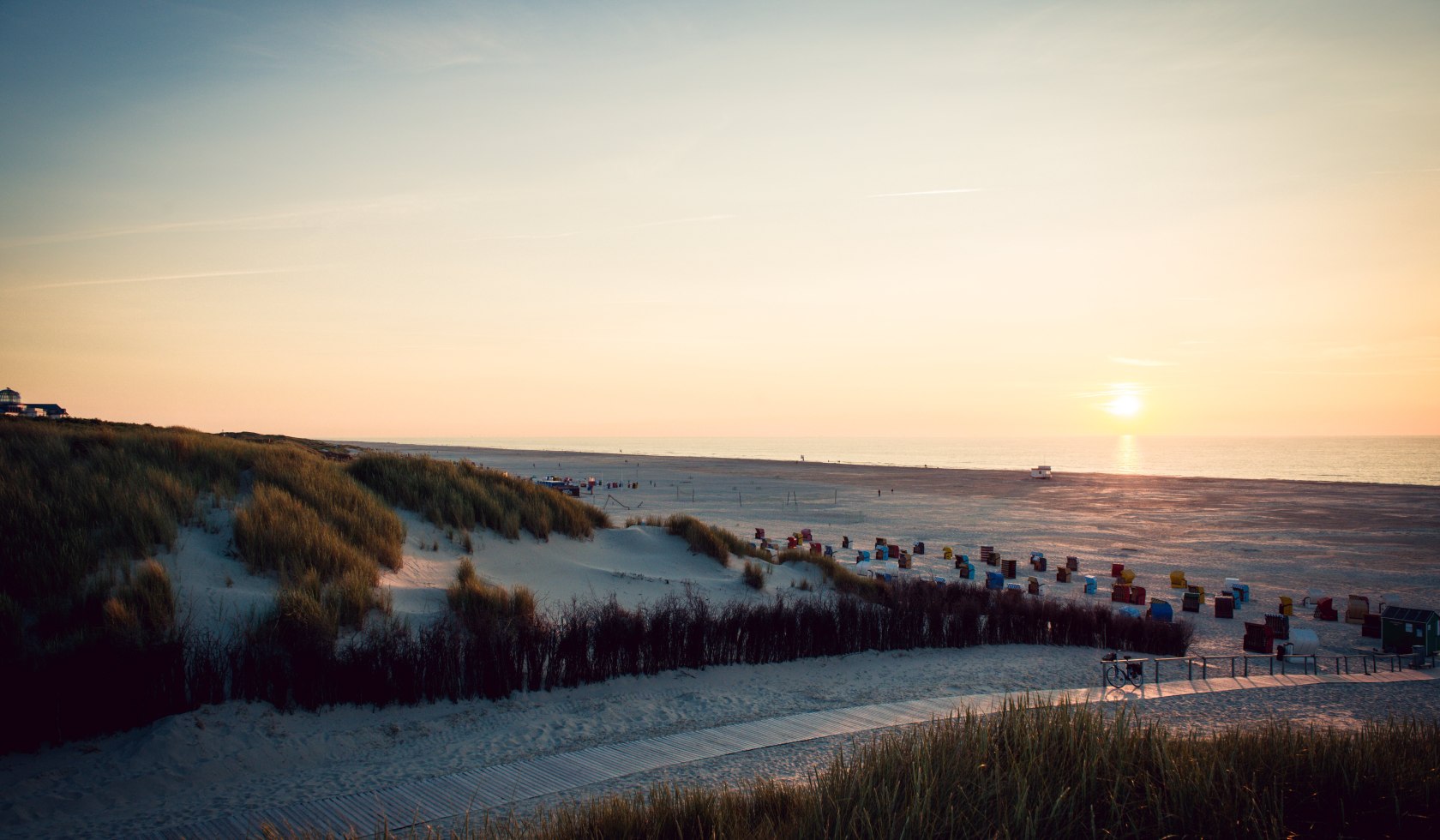 Strandabgang Abend Juist, © Kurverwaltung Juist