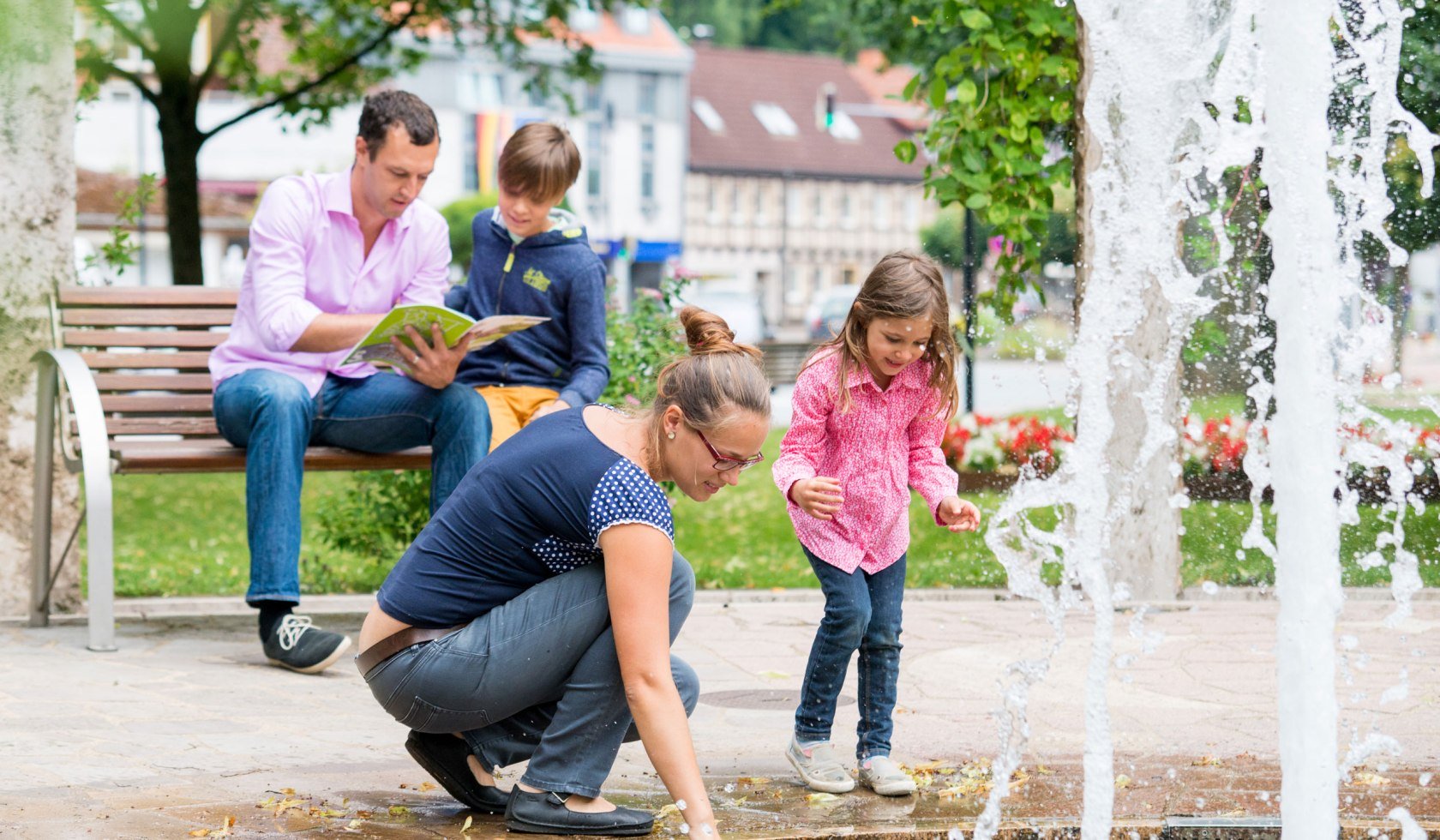 Fountain in the small spa garden of Bad Lauterberg, © Stadtmarketing Bad Lauterberg im Harz/ Rico Kreim