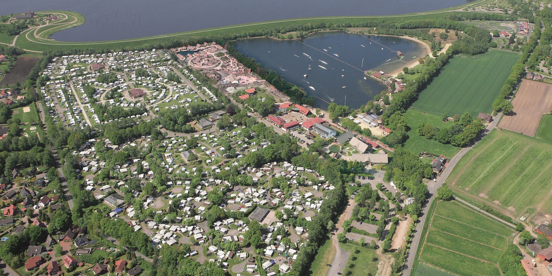 Aerial view Alfsee holiday and recreation park, © Alfsee GmbH